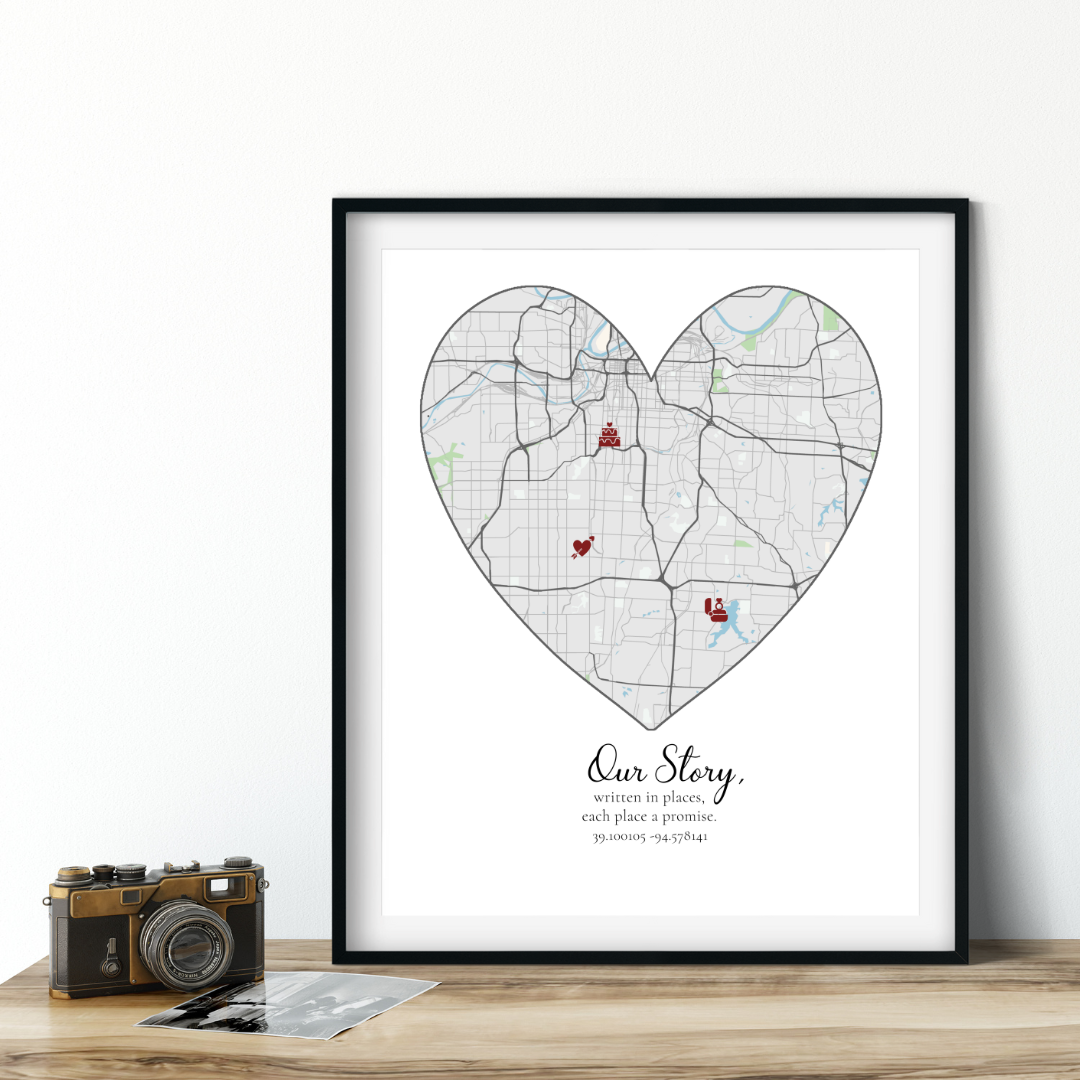 Personalized Love Story Map