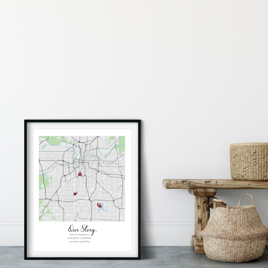 Personalized Love Story Map