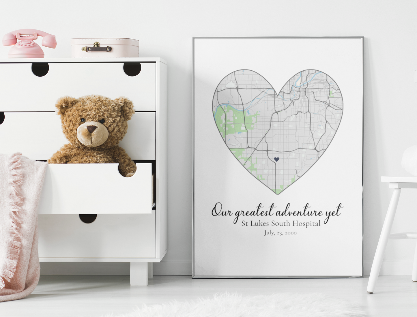 Personalized The Day You Arrived Map