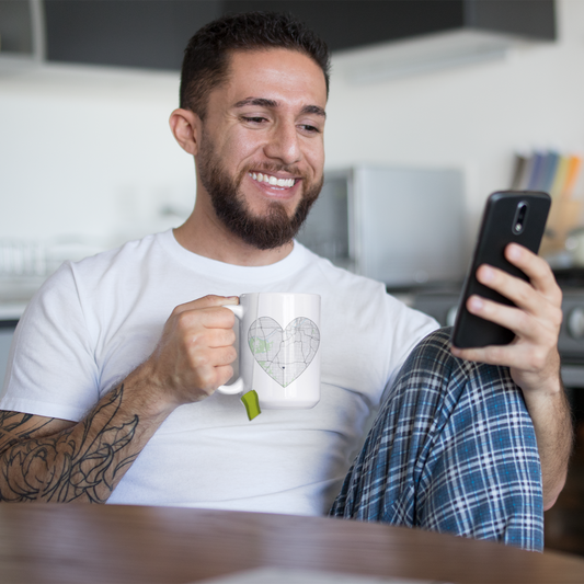 Personalized Map Ceramic Mug – Add-On Only