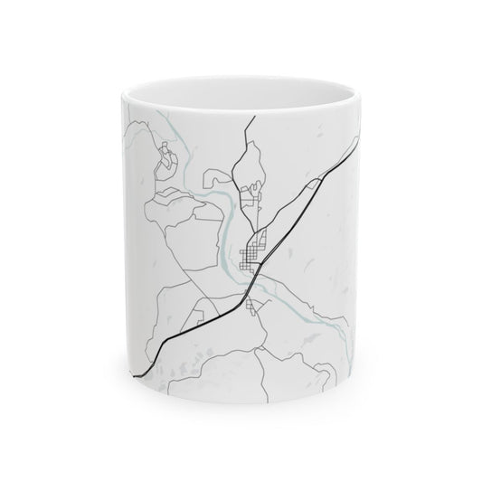 Ozark National Scenic Riverways Glacial Line Series Ceramic Map Mug