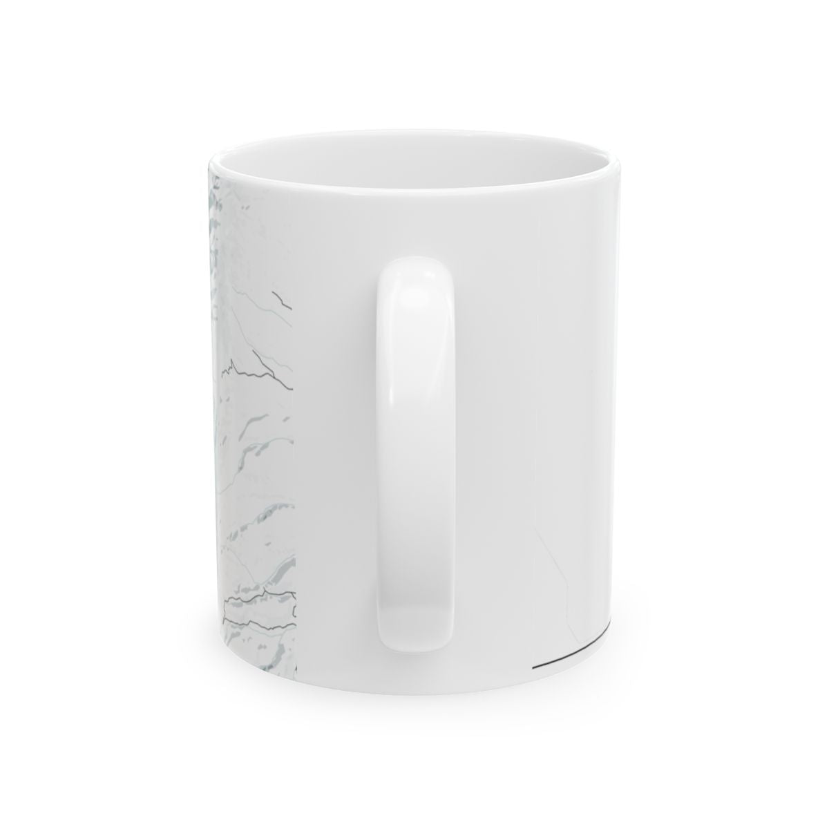 Great Sand Dunes National Park Glacial Line Series Ceramic Map Mug