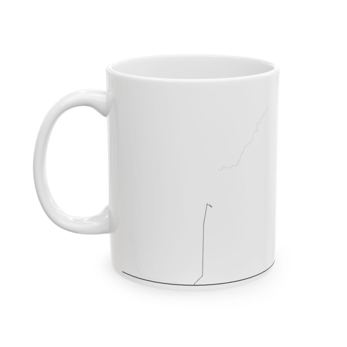 Great Sand Dunes National Park Glacial Line Series Ceramic Map Mug