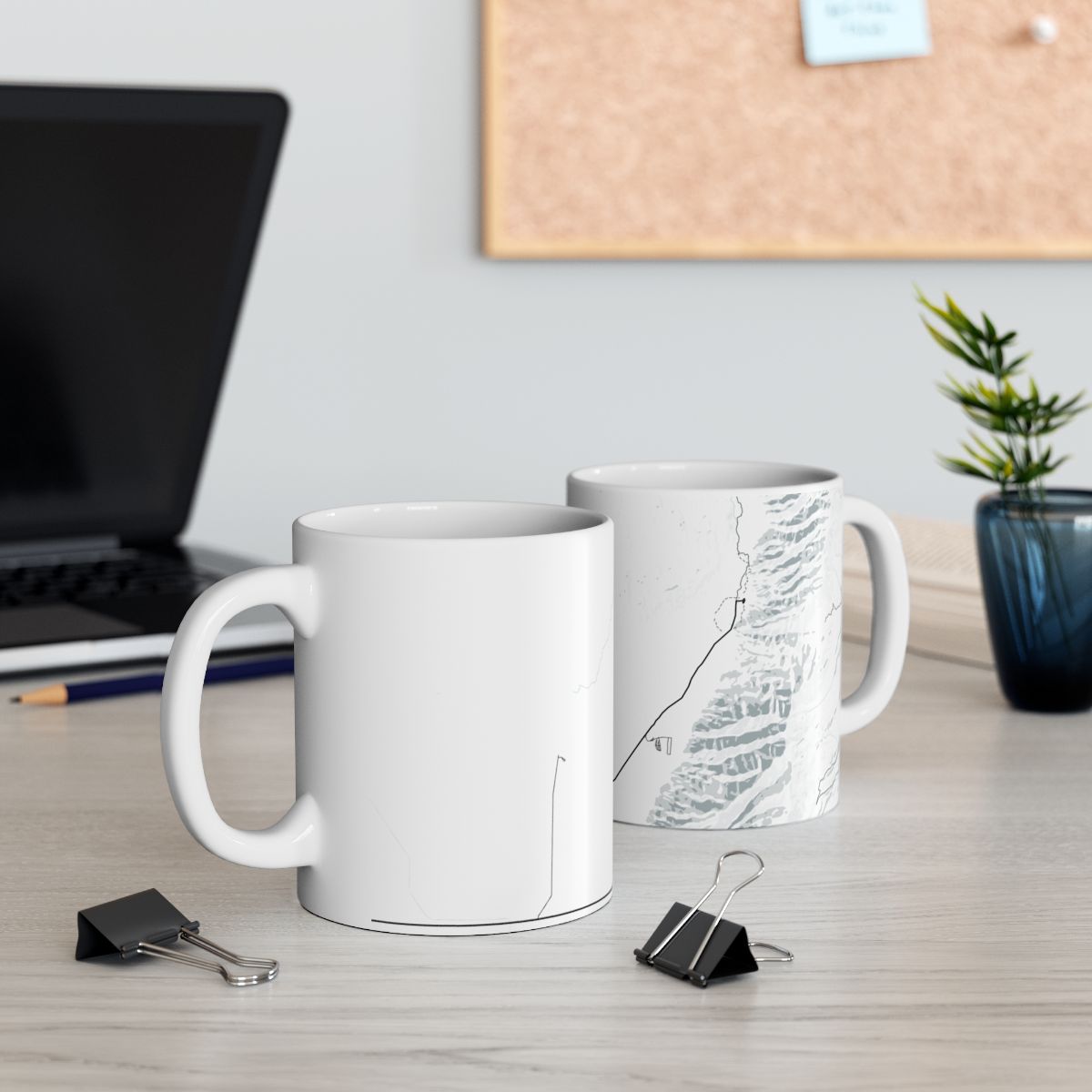 Great Sand Dunes National Park Glacial Line Series Ceramic Map Mug