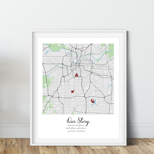 Personalized Love Story Map